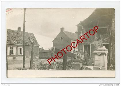 OOSTROZEBEKE-Carte Photo allemande-Guerre 14-18-1WK-BELGIQUE-BELGIEN-Flandern-