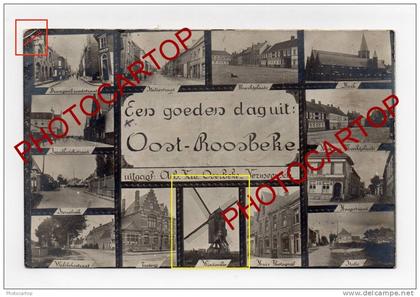 OOSTROZEBEKE-Multivues-MOULIN a VENT-WINDMUEHLE-MOLEN-14-18-BELGIEN-BELGIQUE-Flandern-