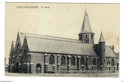 Oostrozebeke  Oost-Roosbeke   De Kerk   FELDPOST