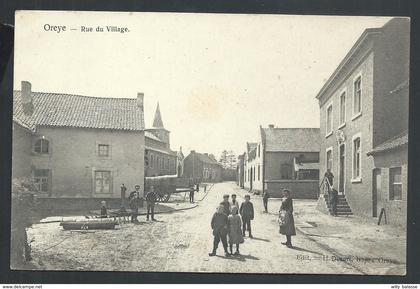 +++ CPA - OREYE - Rue du Village - Carte Animée   //