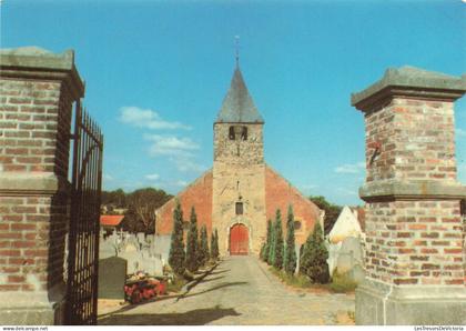 BELGIQUE - Oud Heverlee  - Vue générale de l'église - Colorisé  - Carte postale