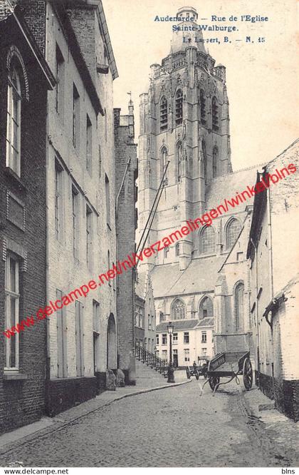 Audenarde - Rue de l'Eglise Sainte-Walburge - Oudenaarde