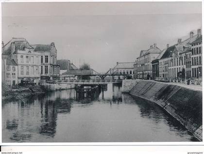 OUDENAARDE - FOTO 18 X 12.5 CM  FOTO'S VAN GLASPLAAT OF OUDE CLICHE GENOMEN - OORLOGSTIJD