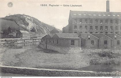 PEPINSTER (Liège) Usine Lieutenant - Ed. G. Hermans 1868