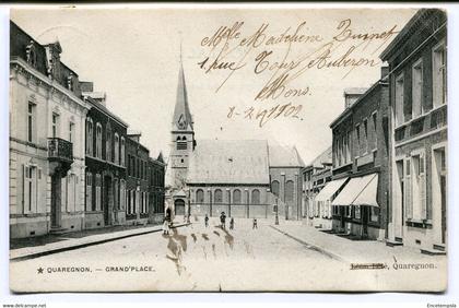 CPA - Carte Postale - Belgique - Quaregnon - Grand Place - 1902 (D14774)