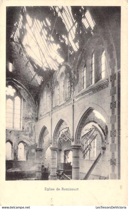 [-50%] BELGIQUE - REMICOURT - Eglise - Carte Postale Ancienne