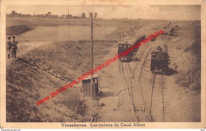 Vroenhoven - Les travaux du Canal Albert - Riemst