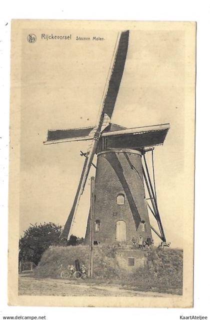 Rijkevorsel - Steenen molen - Moulin.