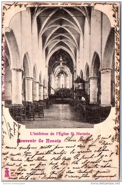 Belgique - FLANDRE ORIENTALE - RENAIX -  intérieur de l'église