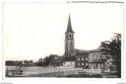 CPSM- Carte Postale Belgique-Sint Amands aan de schelde kai en Toren  VM34777i