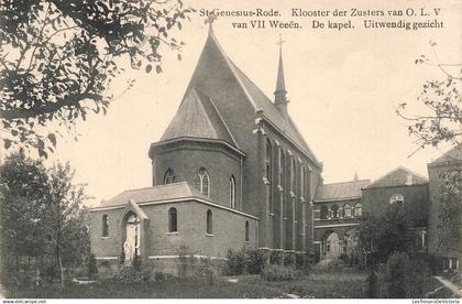 BELGIQUE - St Genesius Rode - Klooster der Zusters van OLV van VII Weën - De Kapel - Carte Postale Ancienne