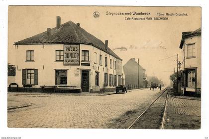 Steynockerzeel-Wambeeck  Steenokkerzeel  Wambeek   Route Haecht-Bruxelles   Café - Restaurant Van Boxmeer  PUB DUNLOP