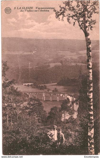 CPA-Carte Postale  Belgique- La Gleize Vue panoramique des viaducs  sur l'Amblève 1924 VM54001ok