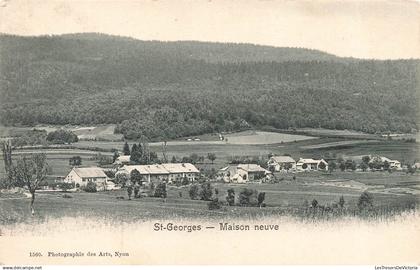 BELGIQUE - St Georges - Maison Neuve - Vue sur l'ensemble de la vallée - Carte postale ancienne