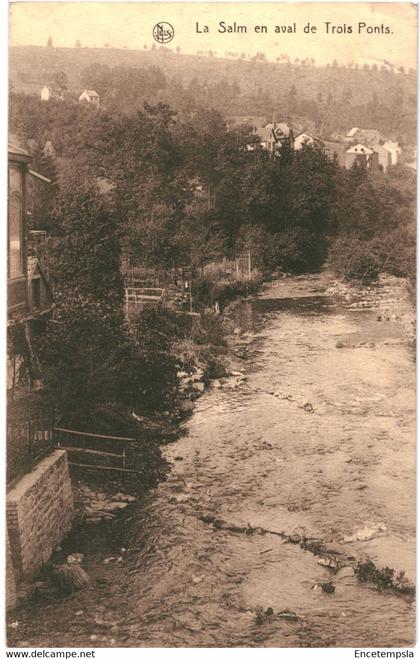 CPA Carte Postale Belgique   Trois-Ponts  La Salm en aval de Trois Ponts    VM51190