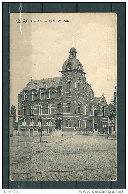 TUBIZE: Hotel De VIlle, niet gelopen postkaart (GA17511)