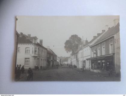 Tubize Rue de Bruxelles  CARTE PHOTO CARTE MERE