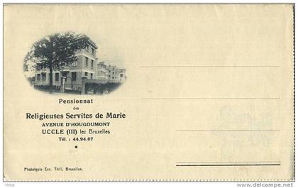 Ukkel - Uccle :  religieuses servites de Marie