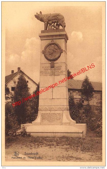 Monument de l'Abbé Pietkin - Sourbrodt Robertville Weismes