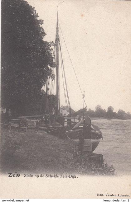 Zele - Zicht op de Schelde Zele-Dijk