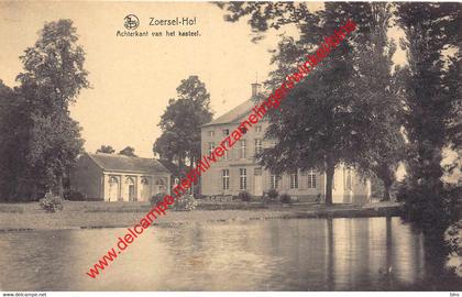 Zoersel-Hof - achterkant van het kasteel - Zoersel