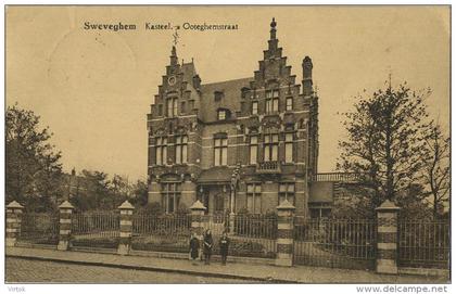 Zwevegem :  Kasteel  Ooteghemstraat  (  geschreven  met zegel )