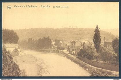 Liege Vallée de l'Ambleve Aywaille Le Pont suspendu