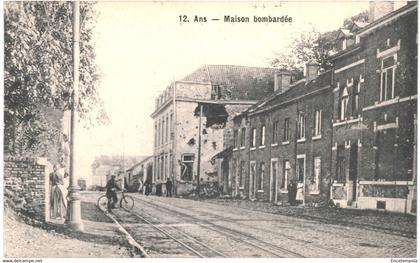 CPA Carte Postale Belgique Ans Maison bombardée  VM58043ok