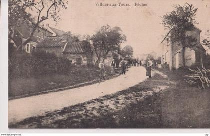 Cpa villers aux tours   191?