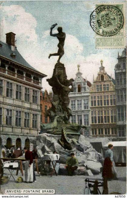 Antwerpen - Fontaine Brabo über Shanghai nach Peking gelaufen