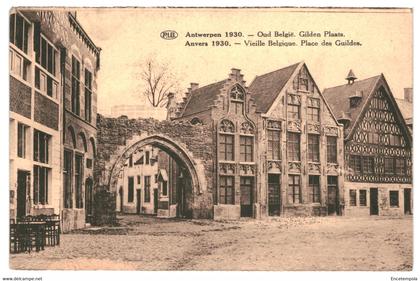 CPA - Carte Postale Belgique Anvers- Exposition de 1930-Vieille Belgique Place des Guildes  -VM36229