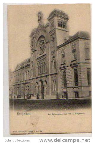 Belgique     Bruxelles   Judaïca.. Synagogue    (voir scan)