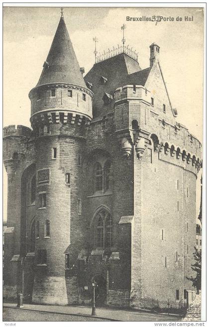 cp , BRUXELLES , Monuments , Edifices , Porte de Hal