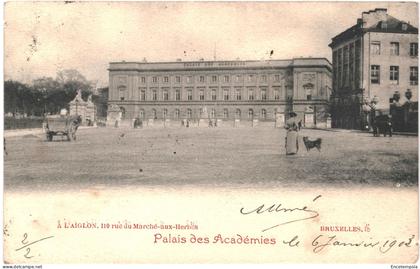 CPA Carte Postale Belgique Belgique Bruxelles Palais des Académies  1903 VM78840