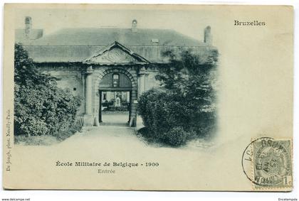 CPA - Carte Postale - Belgique - Bruxelles - Ecole militaire de Belgique - 1901 ( SV5840)