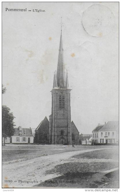 BERNISSART. POMMEROEUL.  L'EGLISE.