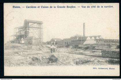 CPA - Carte Postale - Belgique - Blaton - Carrières et Usines de la Grande Bruyère (CP23595OK)