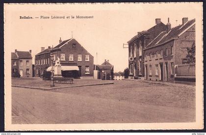 +++CPA - BELLAIRE - Place Léonard et le Monument  //