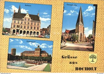 72115385 Bocholt Westfalen Georgskirche Rathaus Bocholt