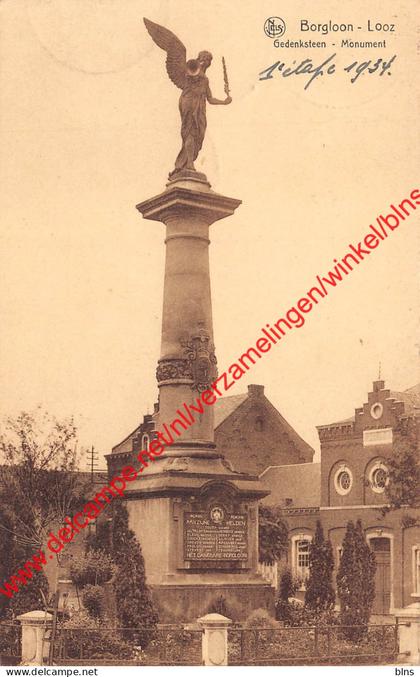 Gedenksteen - Monument - Borgloon