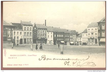 cpa braine le comte  1904