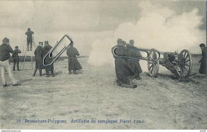 Brasschaat :   ( militaria )   Tir  (  geschreven 1910 met zegel )