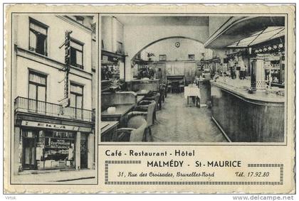 Brussel - Bruxelles :   Malmedy - St. Maurice : restaurant / café / Hotel