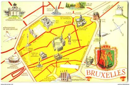 Bruxelles - & map, system card