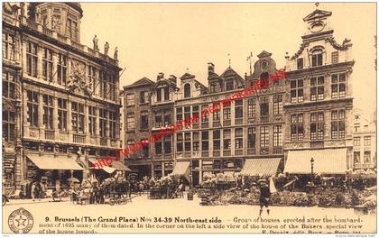 The Grand Place - north-east side - Brussel Bruxelles