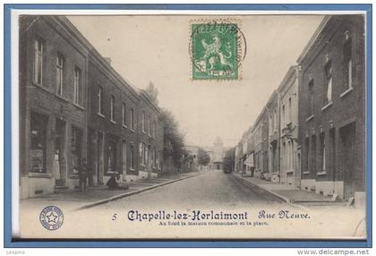 BELGIQUE -- CHAPELLE lez HERLAIMONT --  Rue Neuve