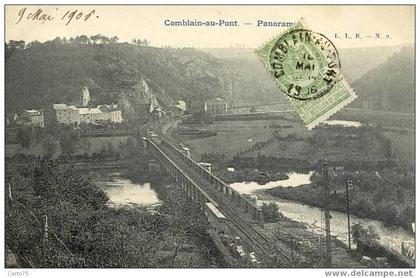 BELGIQUE - COMBLAIN au PONT - Panorama - Chemin de Fer