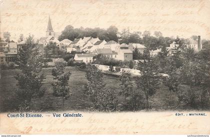 BELGIQUE - Court Saint Etienne - Vue générale- Carte postale ancienne