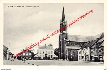 Welle - Kerk en Gemeenteplaats - Denderleeuw