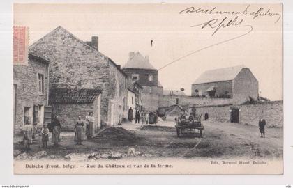 cpa doische  attelage    ferme  1906   marcovici